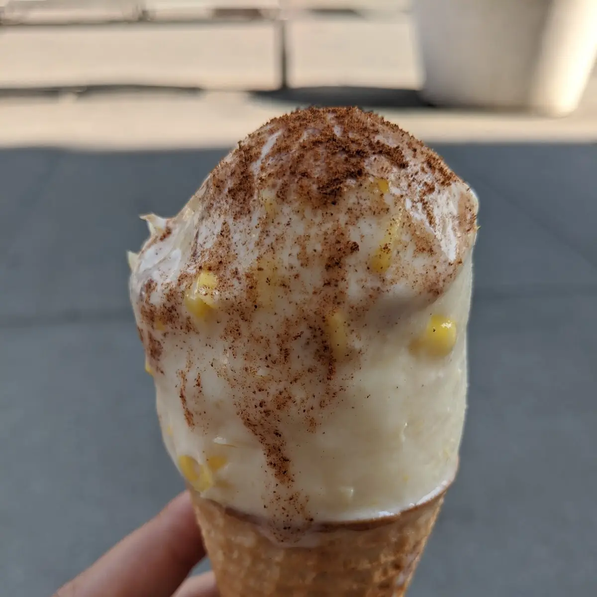 Corn Ice Cream Cone