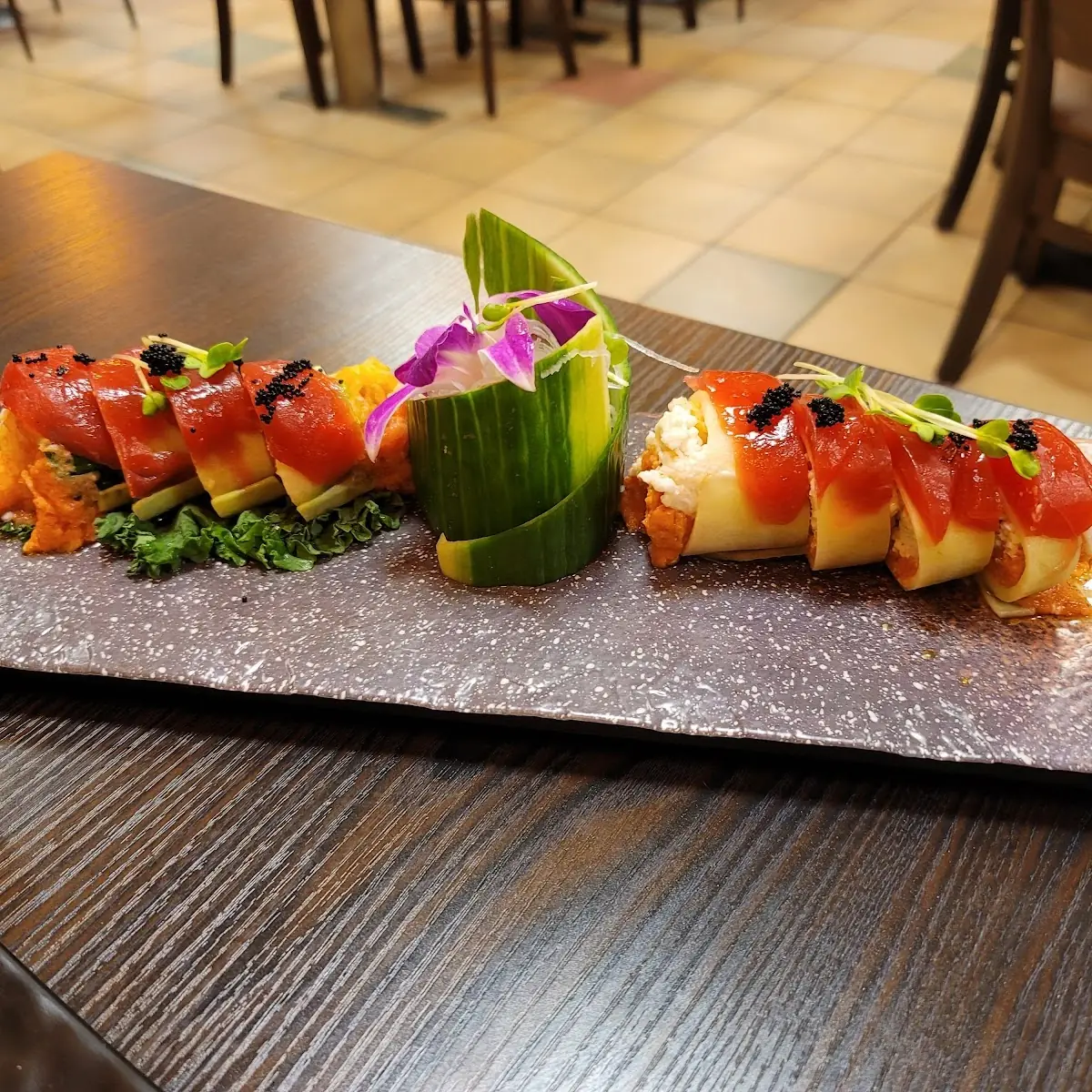 Lady in Red Dragon Roll