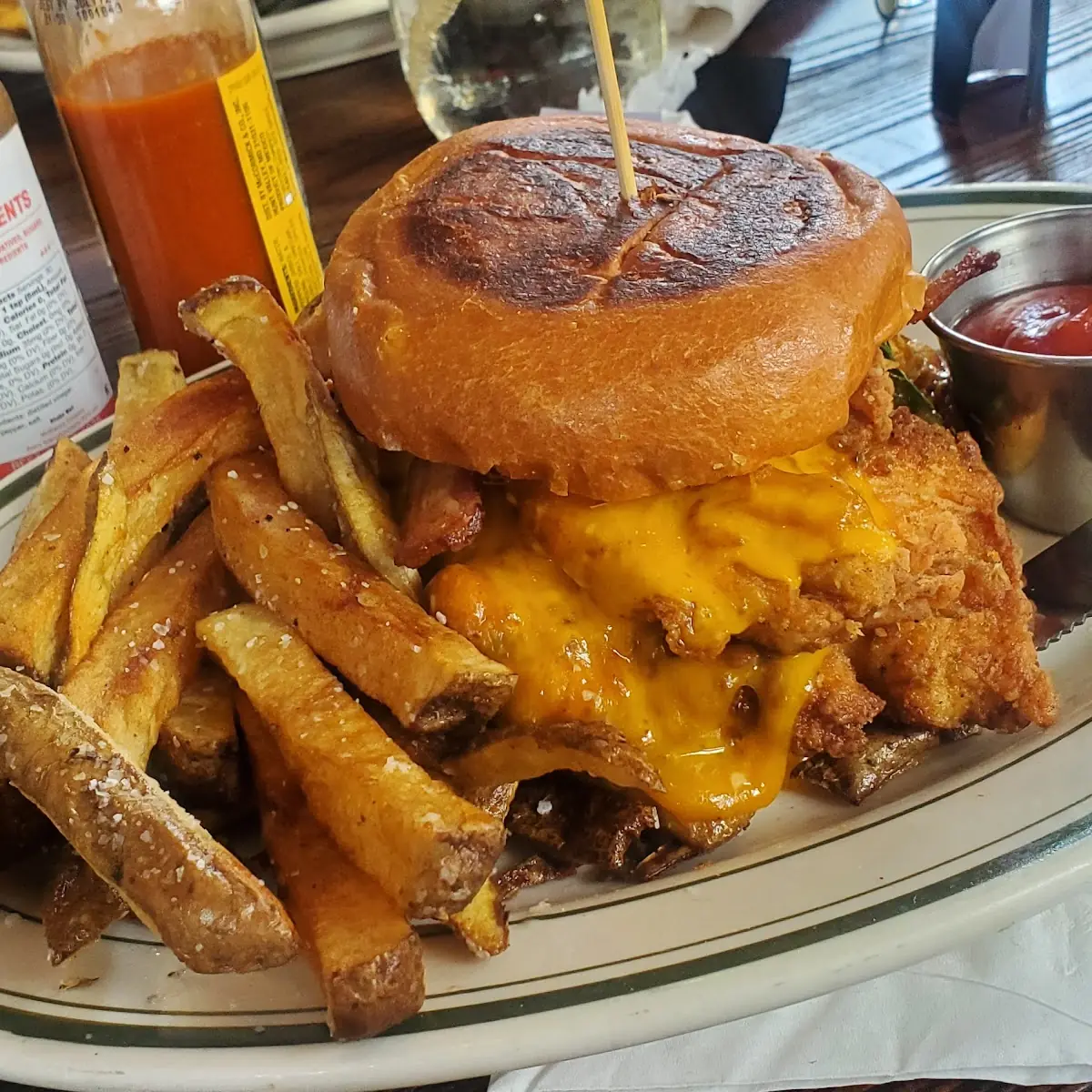 Double Chicken Burger
