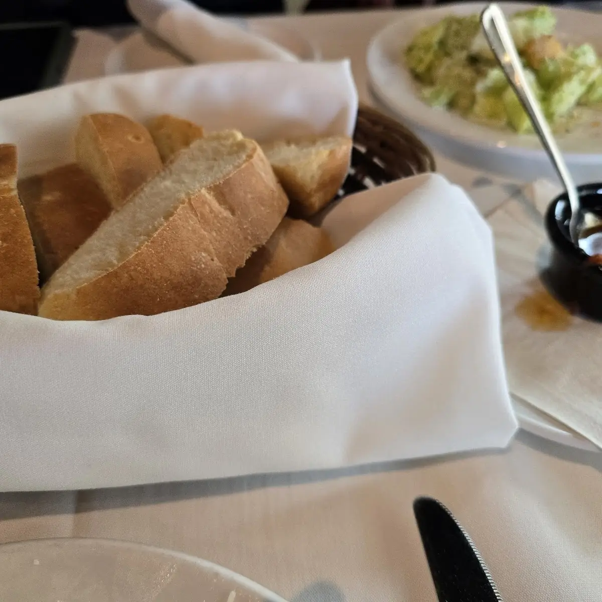 Complimentary Bread and Dipping Sauce with All Orders