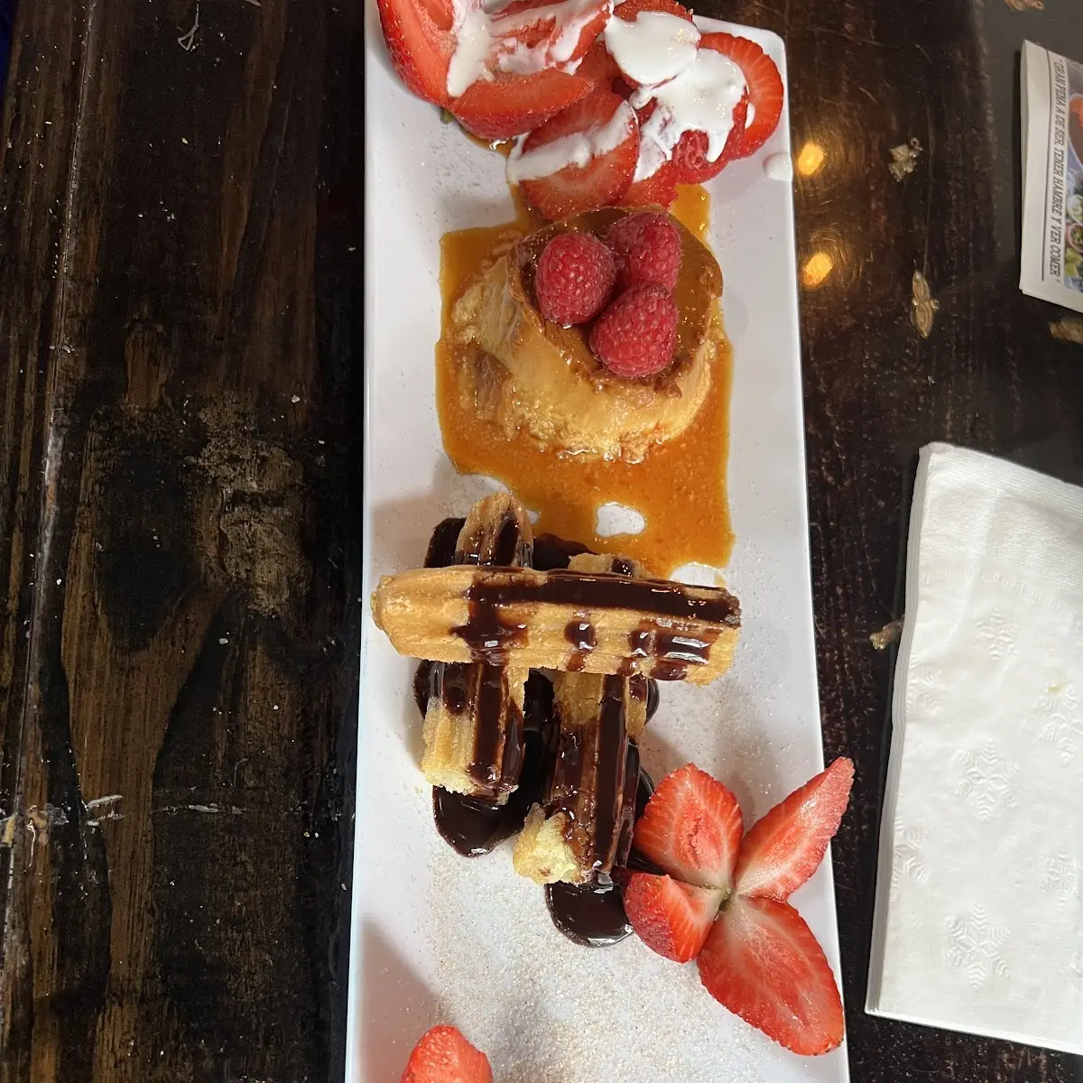 Churros and Dipping Sauce