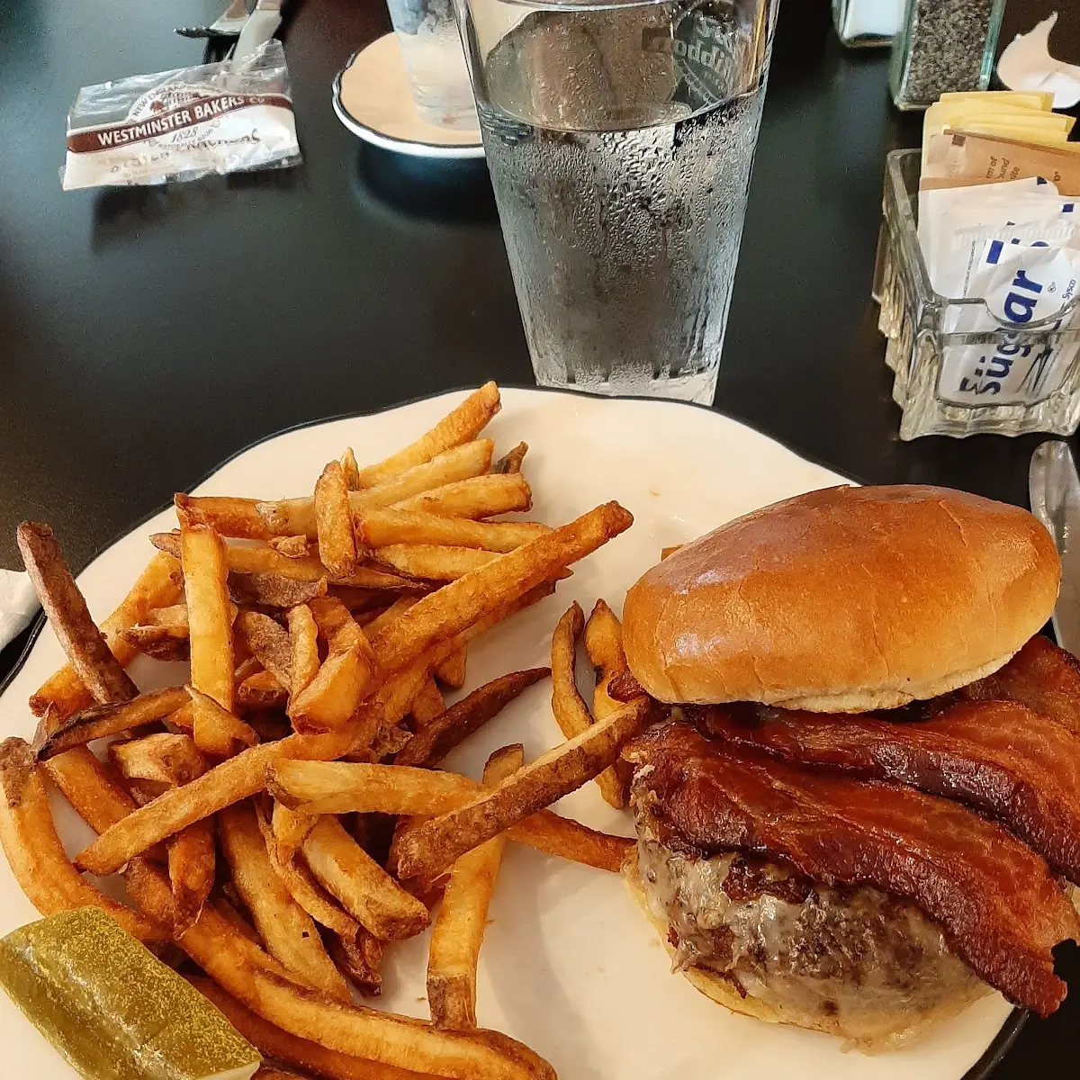 Bacon Bacon Burger with Fries