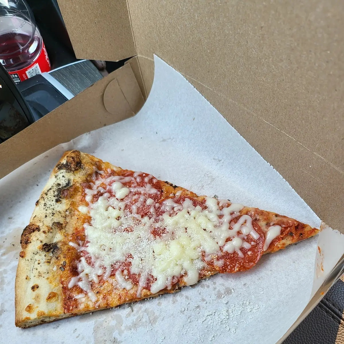 Slice of Pizza Peperoni with Extra Cheese Pizza Slice