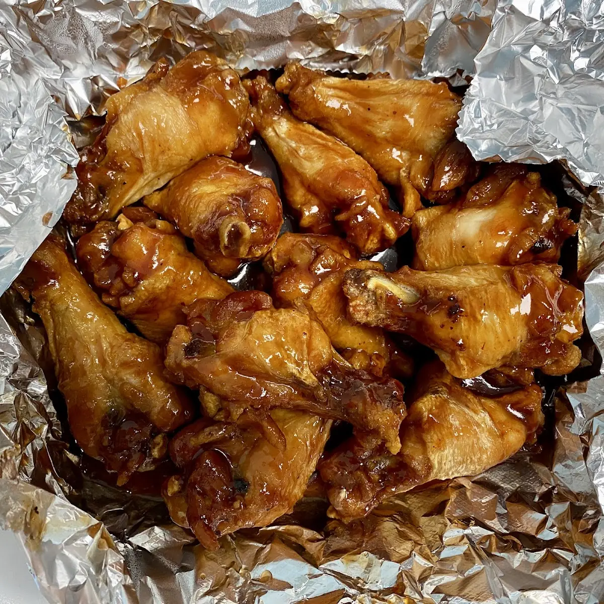 Wings with Honey BBQ Sauce