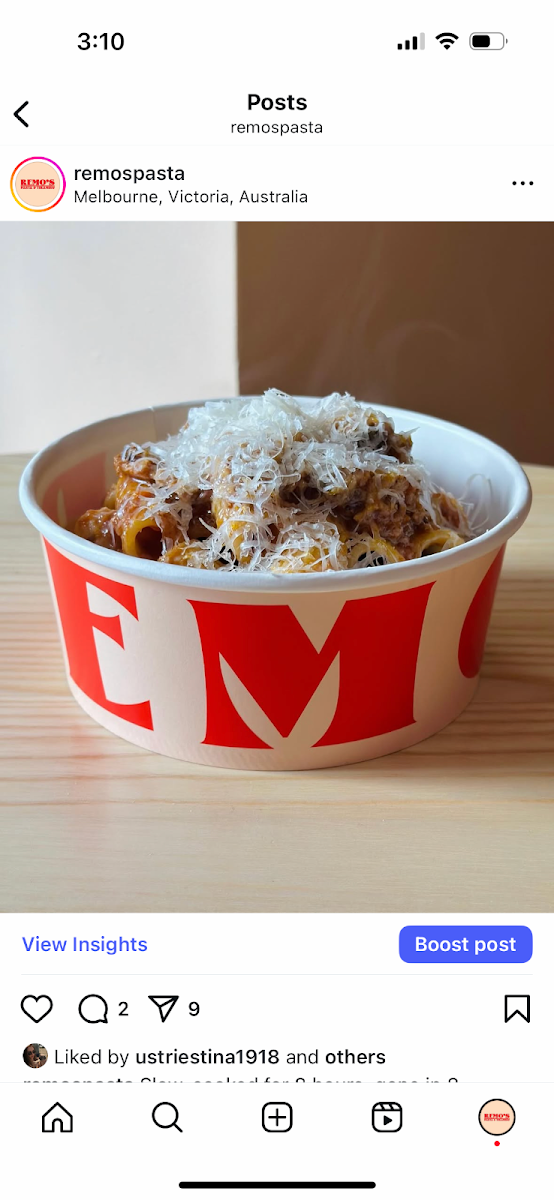 Highlights, Remo’s Pasta & Tiramisu’ Richmond