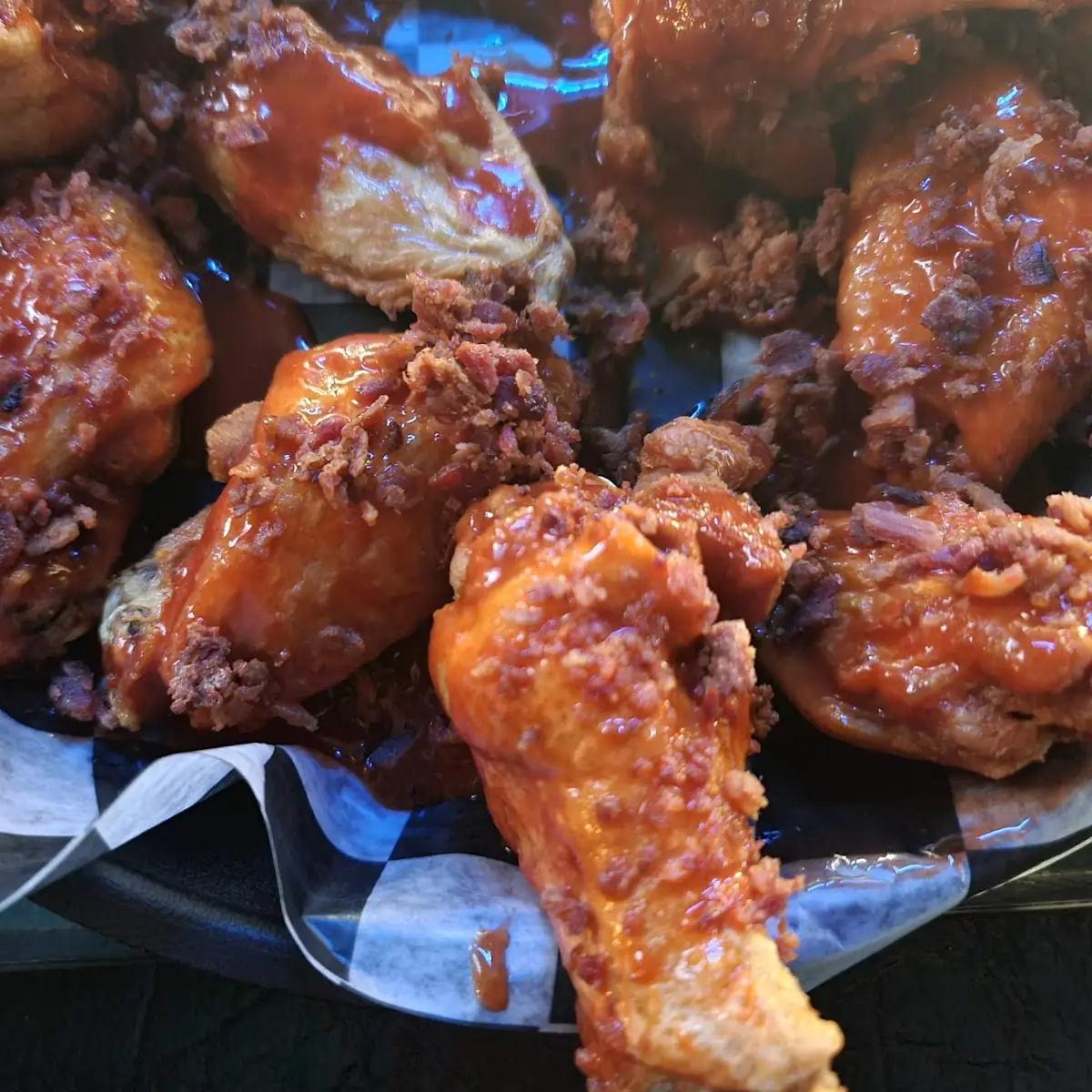 Mild Wings with Bacon