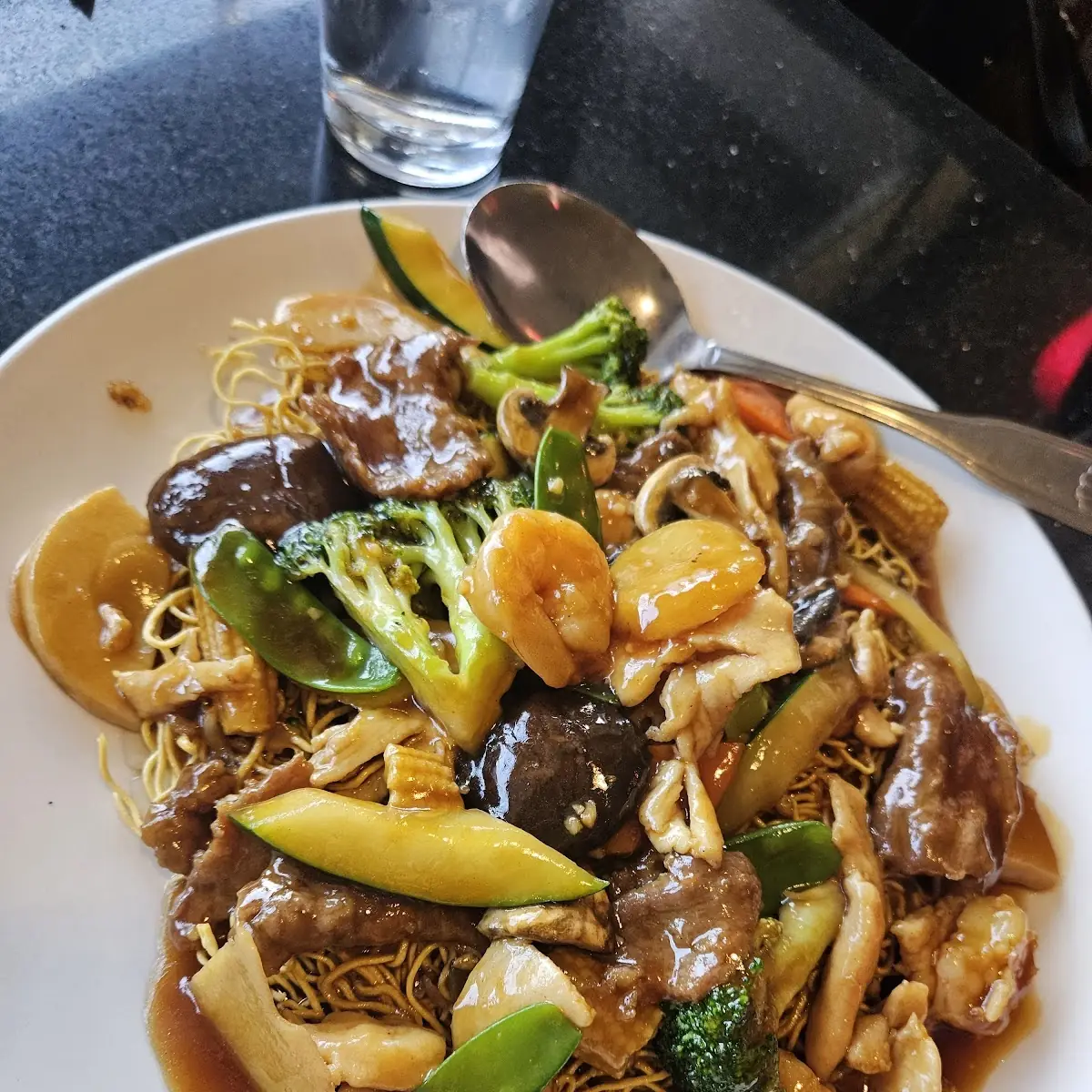 Sizzling Pan Fried Noodle Plate