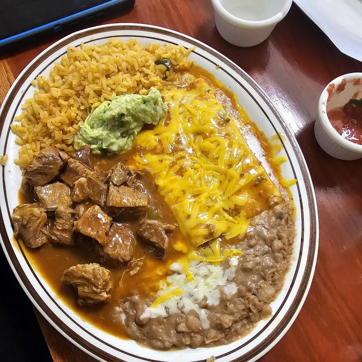 Carne Guisada Plate