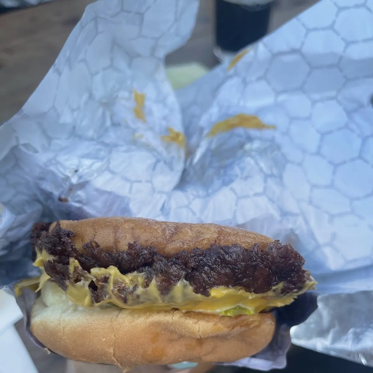 Beef Sandwich and Salad Dressing