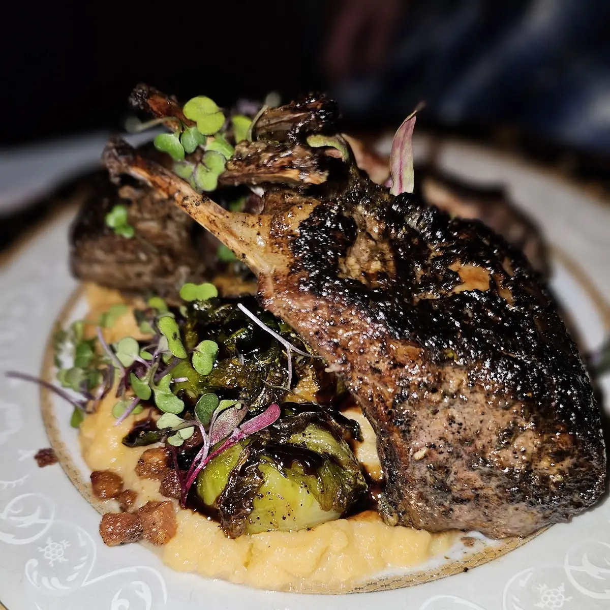 Garlic Crusted Lamb Chops