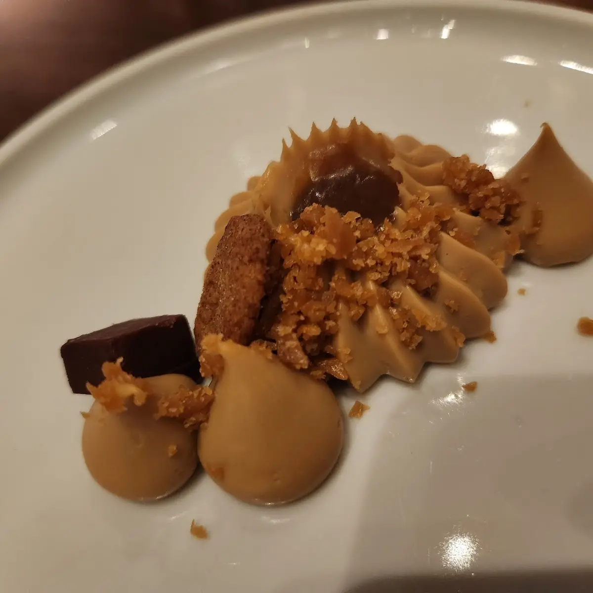 Hazelnut Panna Cotta White Chocolate Feuilletine