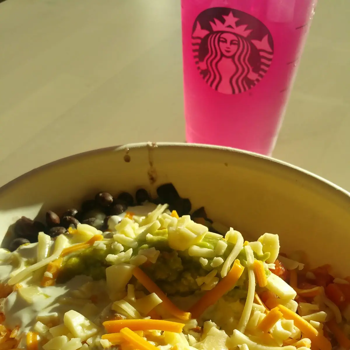 Mango Dragon Fruit Ice Tea