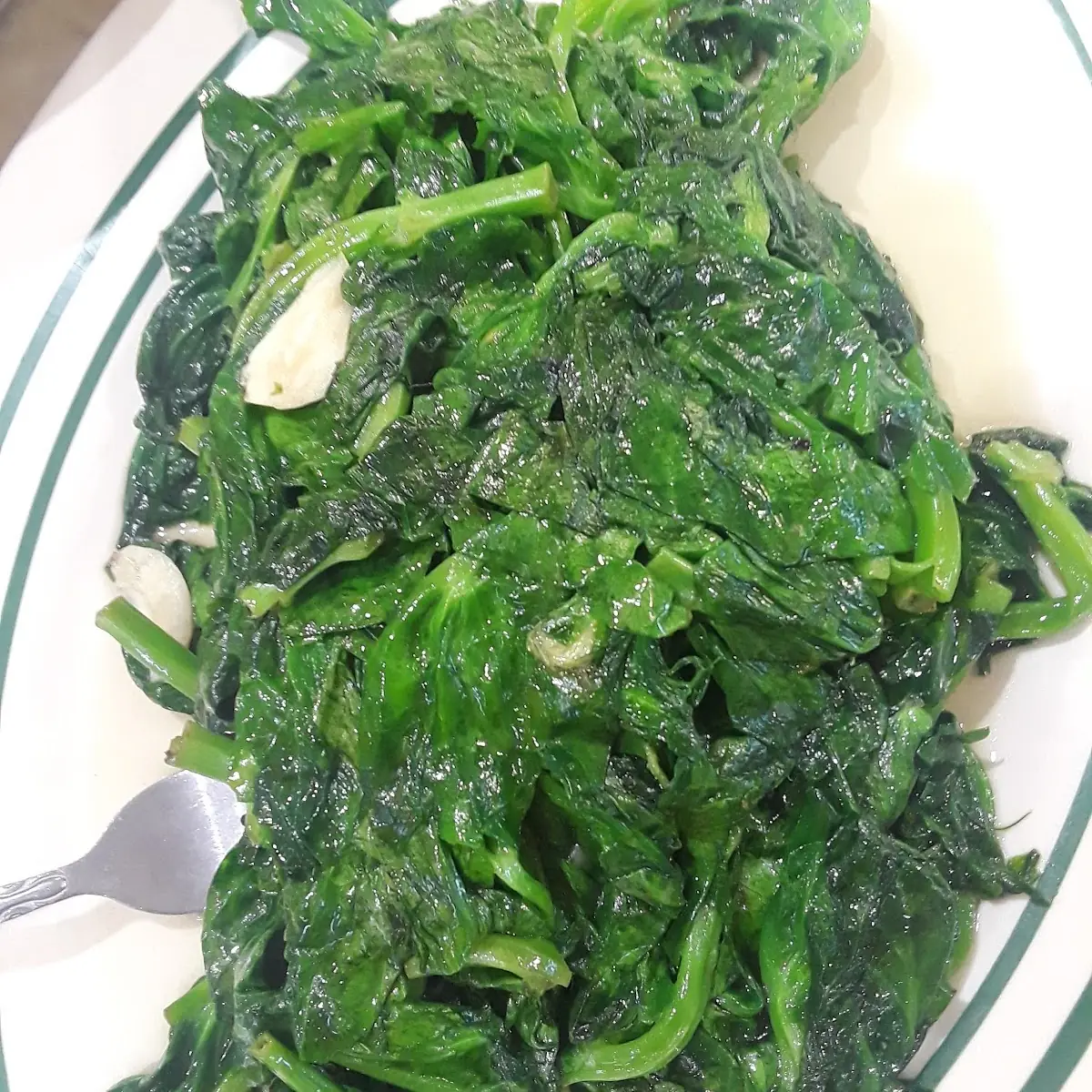 Garlic Snow Pea Leaves