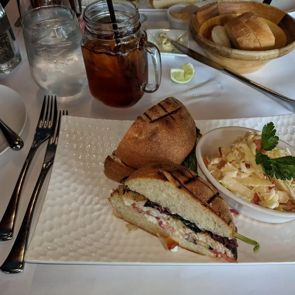 Grilled Fish Sandwich