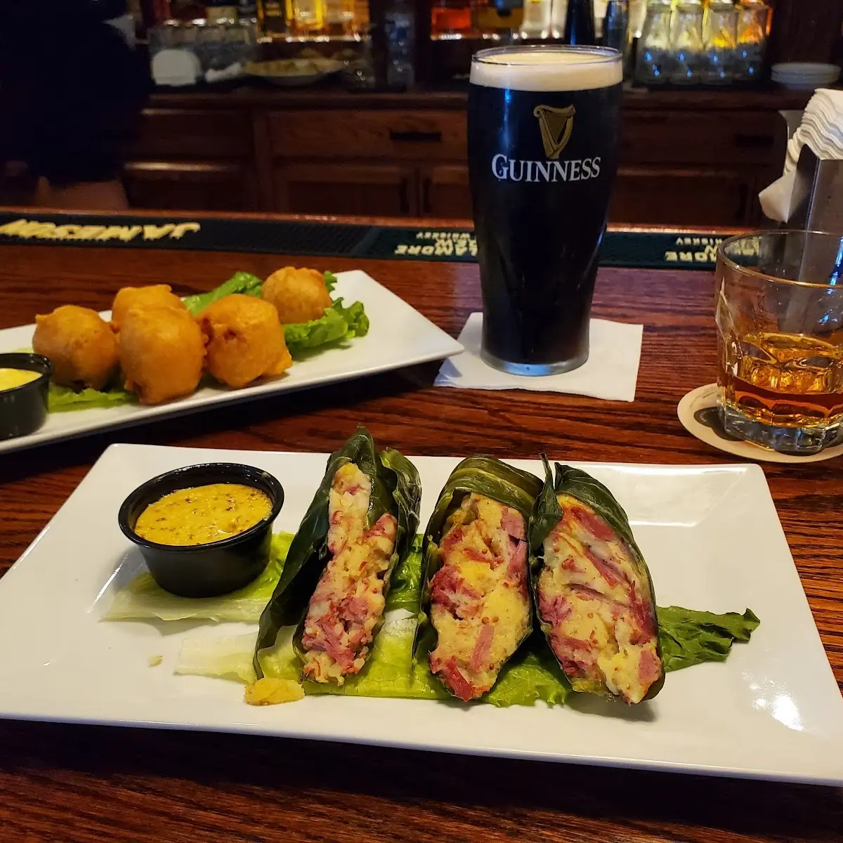 Corned Beef Poppers and Stuffed Cabbage Rolls