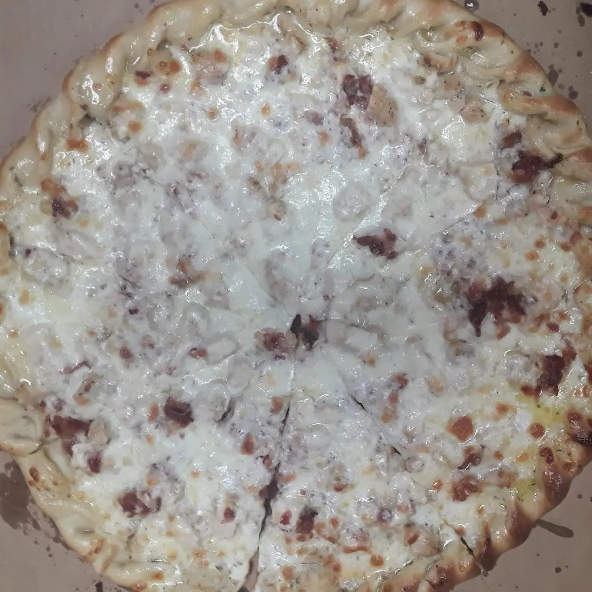 Chicken Bacon Ranch Pizza