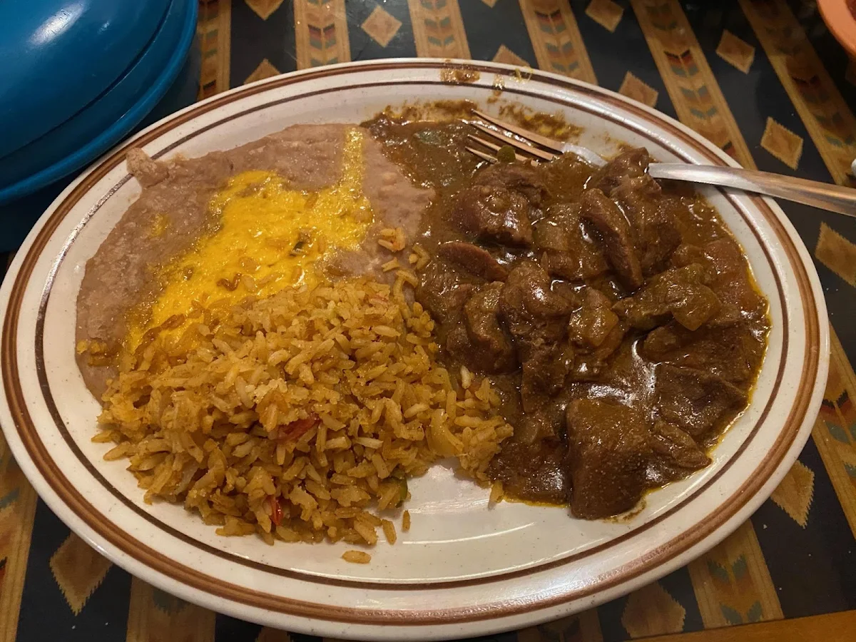 Cheese Enchiladas with Beans and Rice