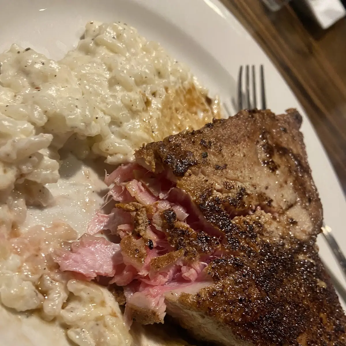 Medium Rare Blackened Tuna Steak