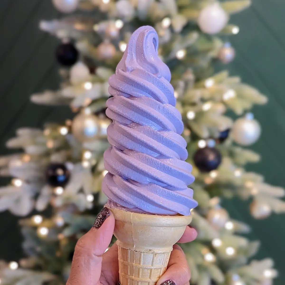Ube Soft Serve