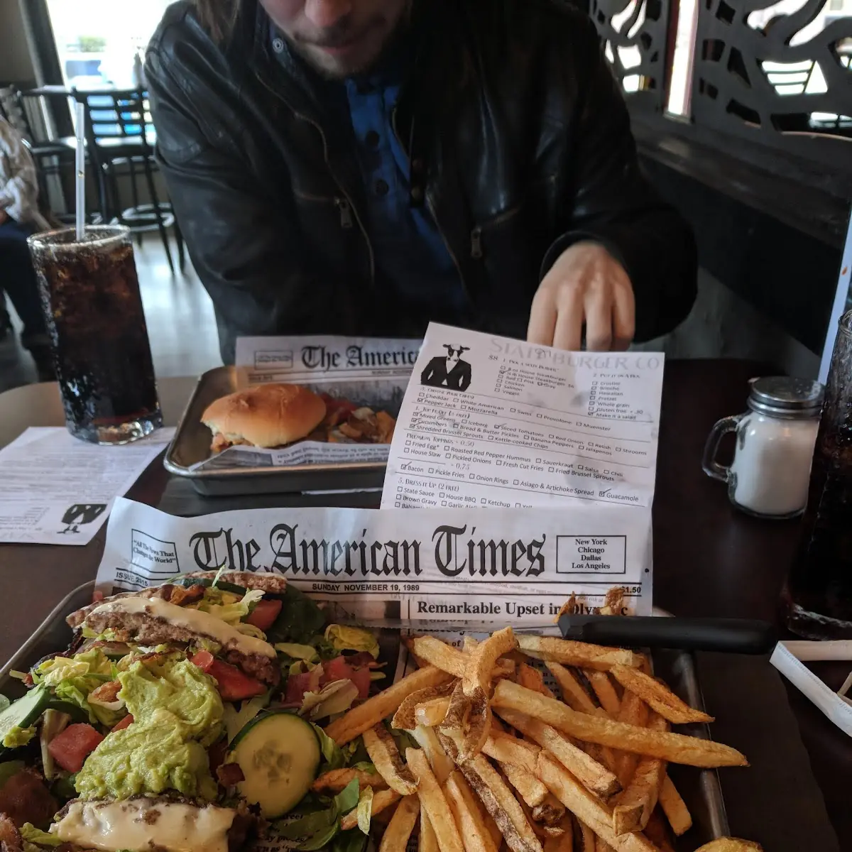 Hamburger or Salad