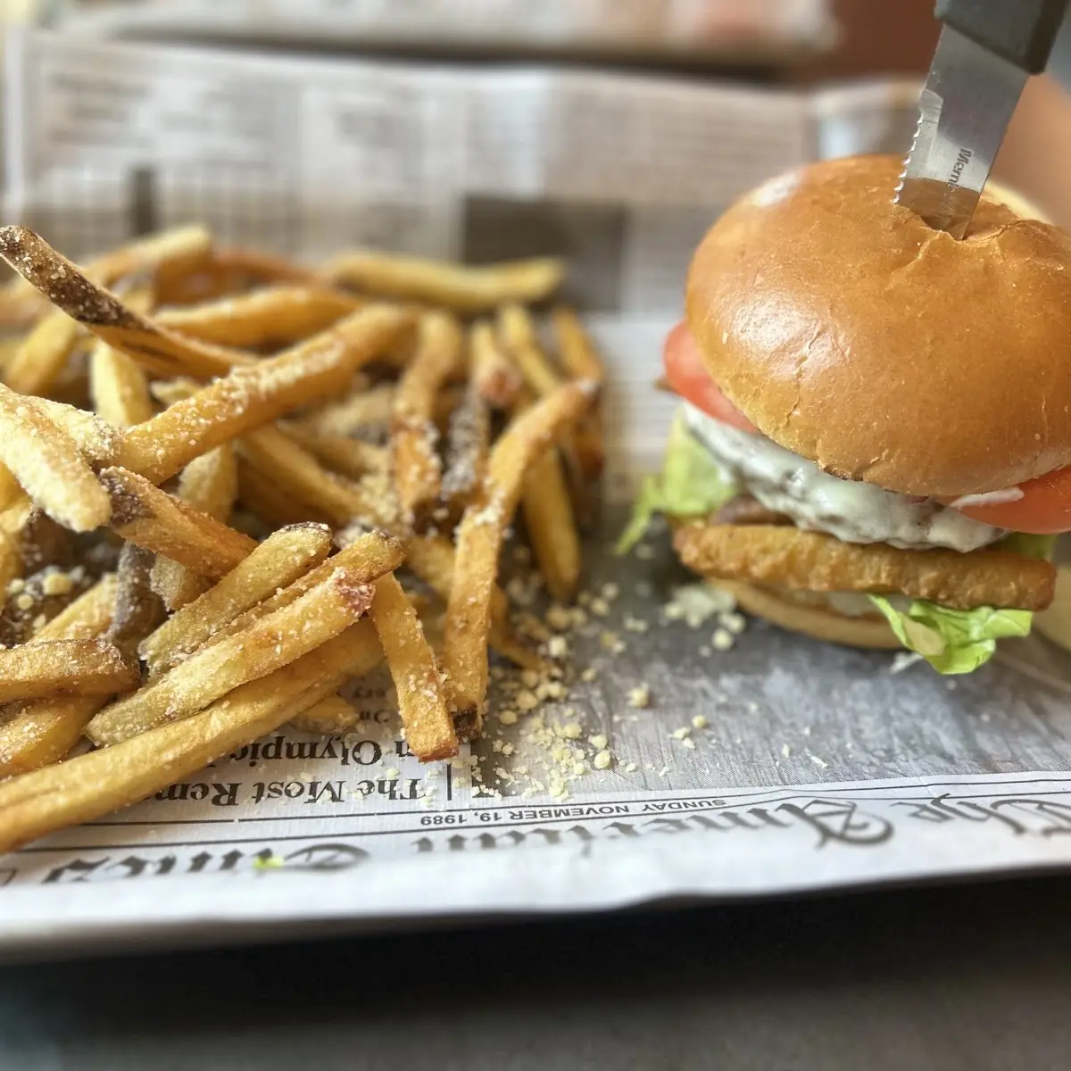 Mushroom Swiss Burger