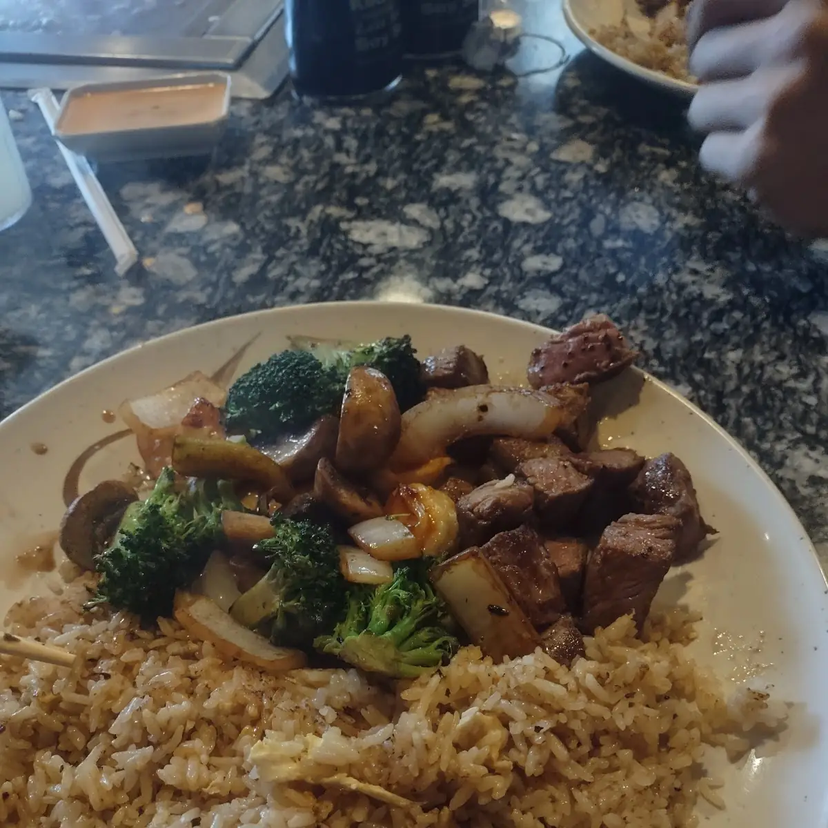 Hibachi Steak and Shrimp