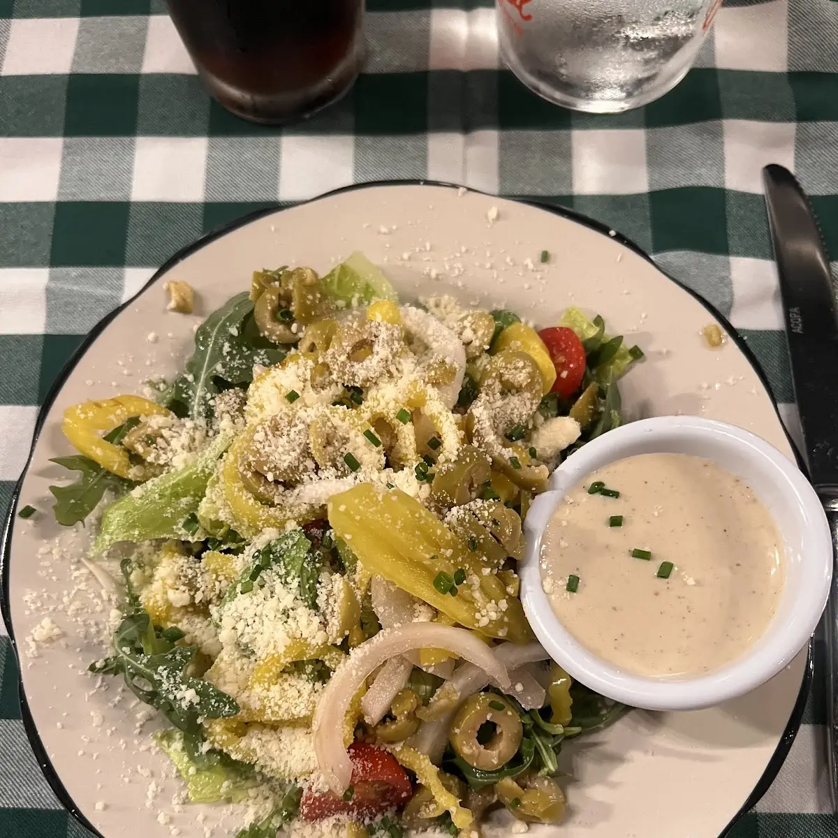 Side Salad with Caesar Dressing