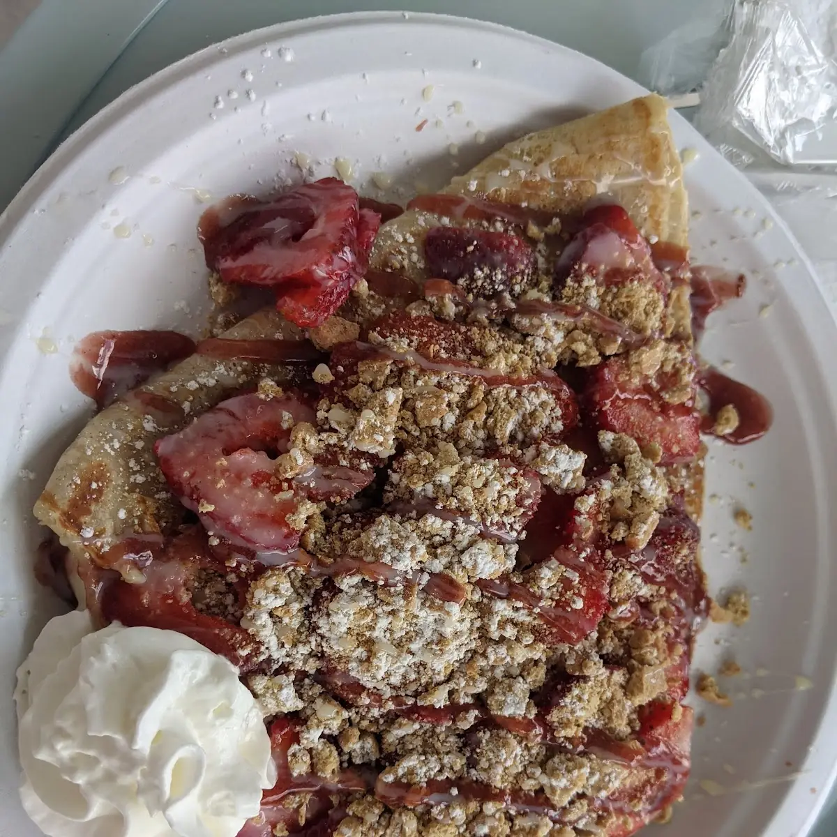 Strawberry and Nutella Crepe