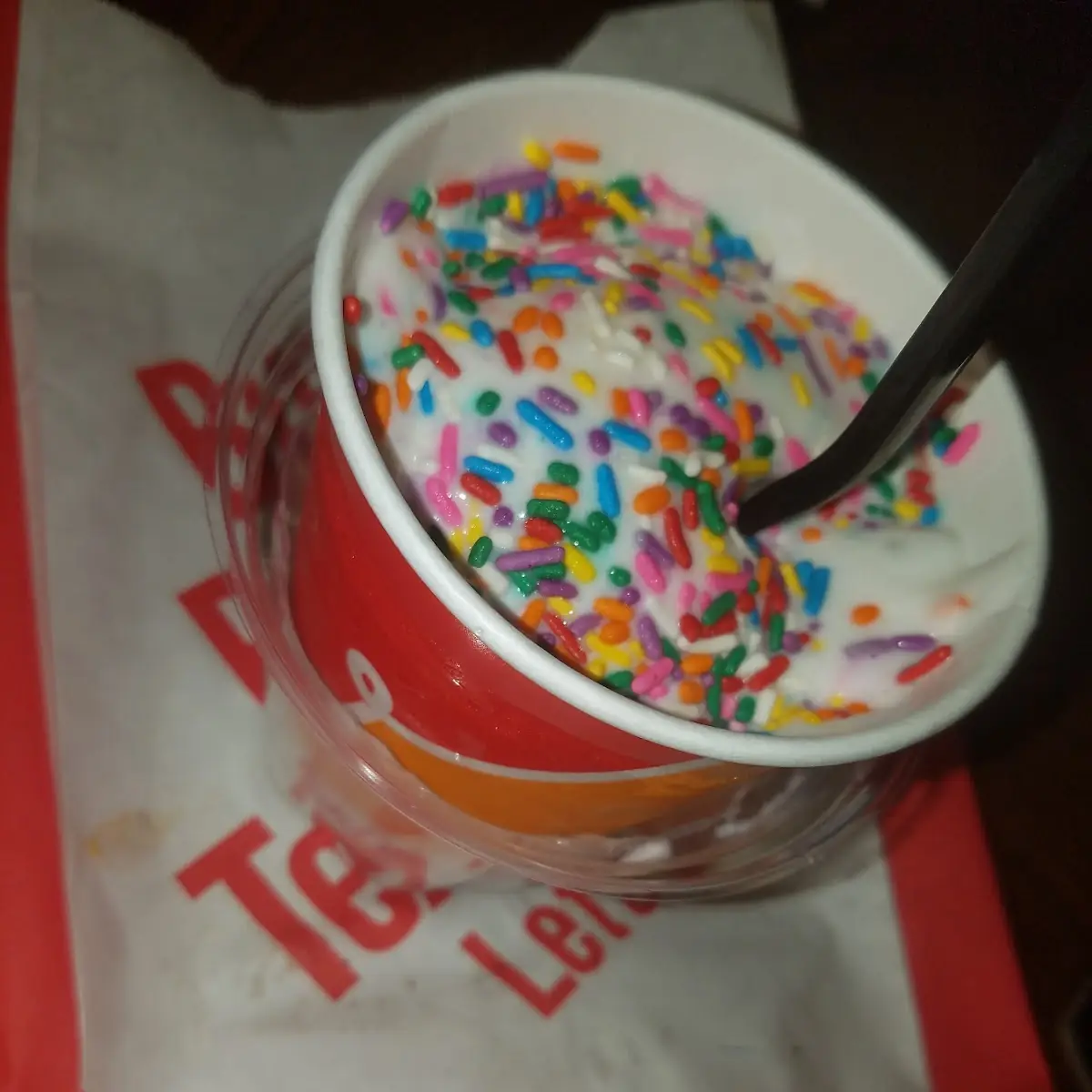 Mini Soft Serve with Sprinkles