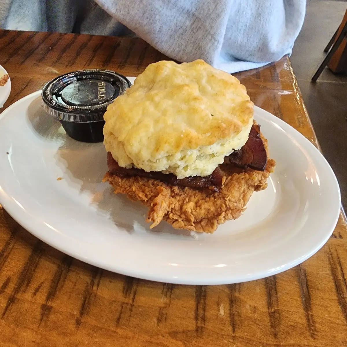 Fried Chicken Biscuit and Coffee Mug