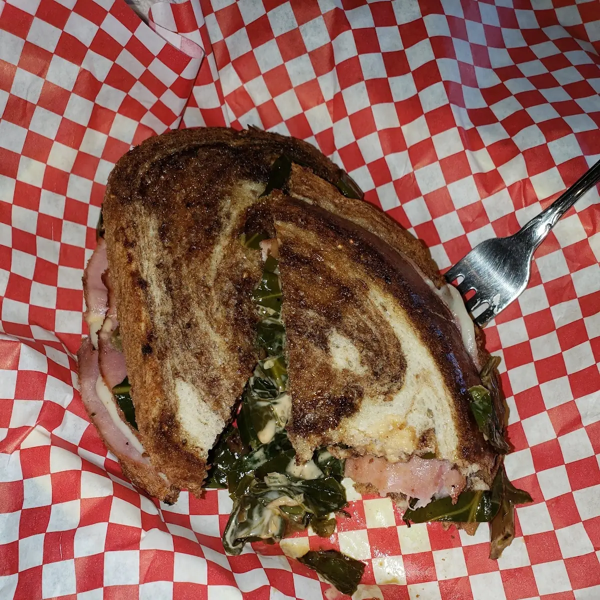 Collard Green Sandwich