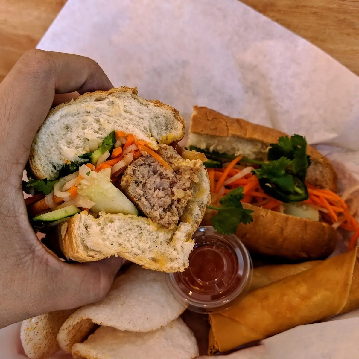 Lemongrass BBQ Beef Banh MI