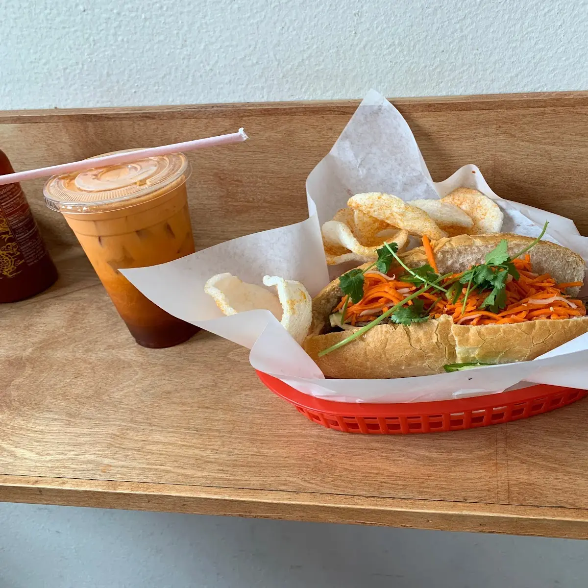 Spciy Pork Banh MI and Green Papaya Salad