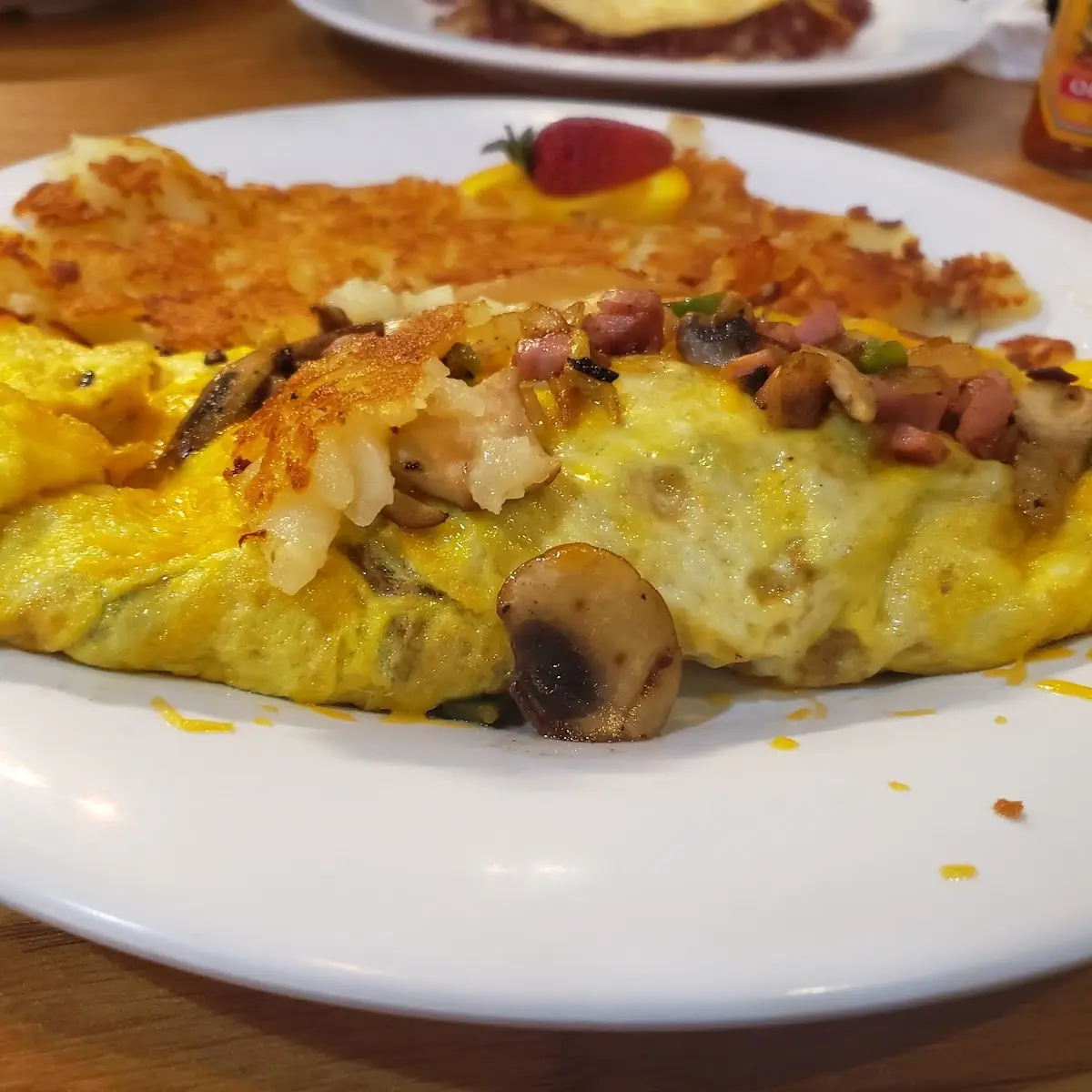 Denver Omelette Mushrooms Added