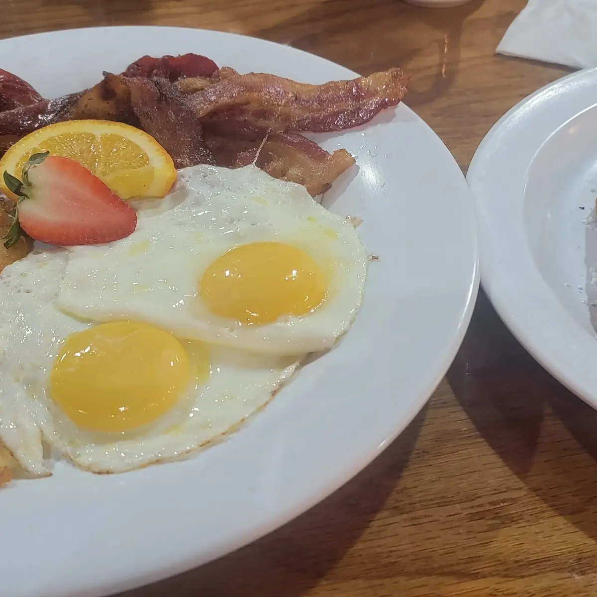Fried Pork Chop Breakfast