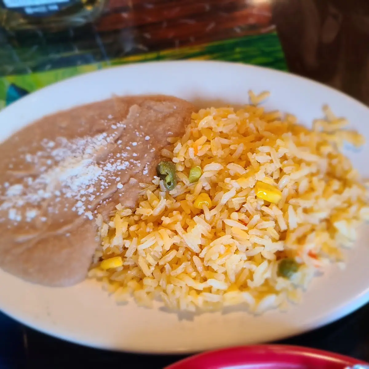 Rice and Refried Beans