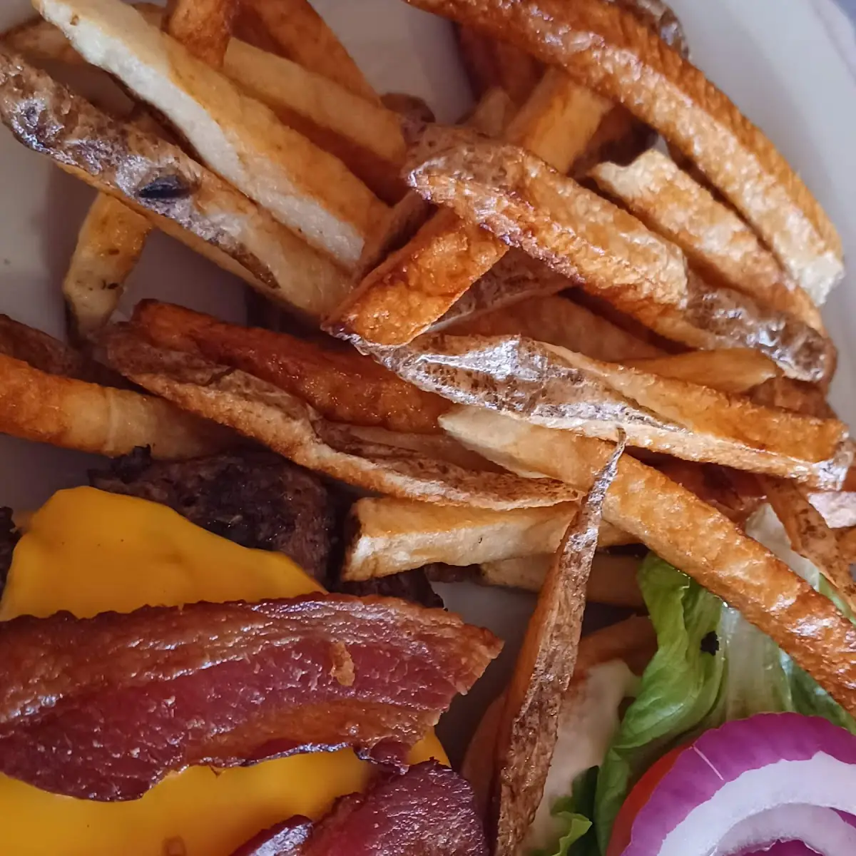 Burger and Fries