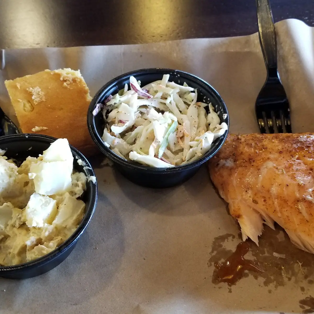Potato Salad and Cornbread