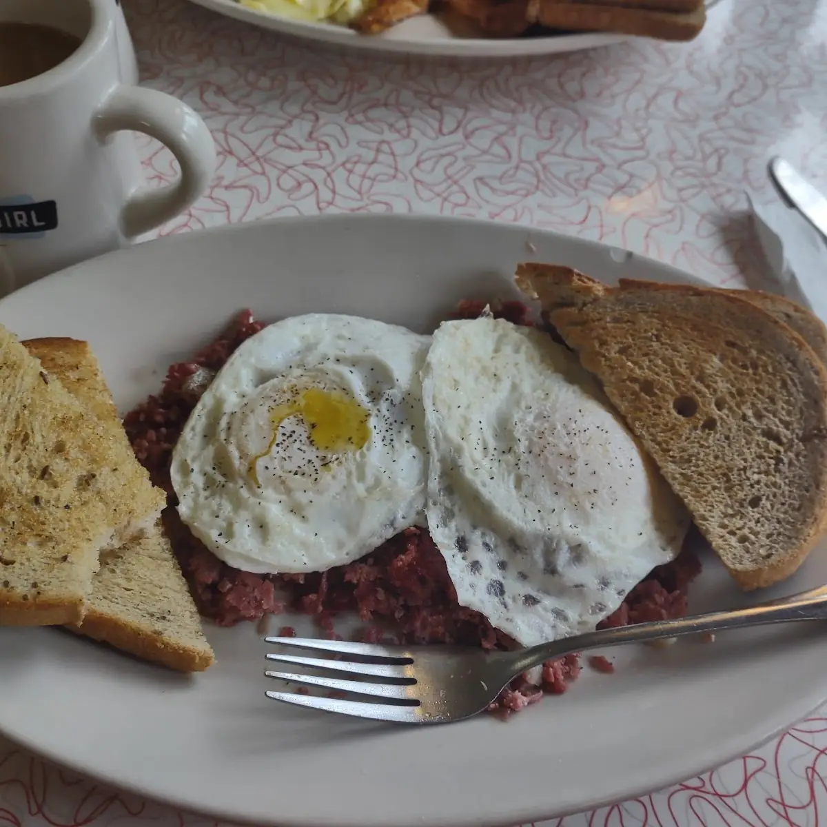 Corned Beef Hash and Eggs