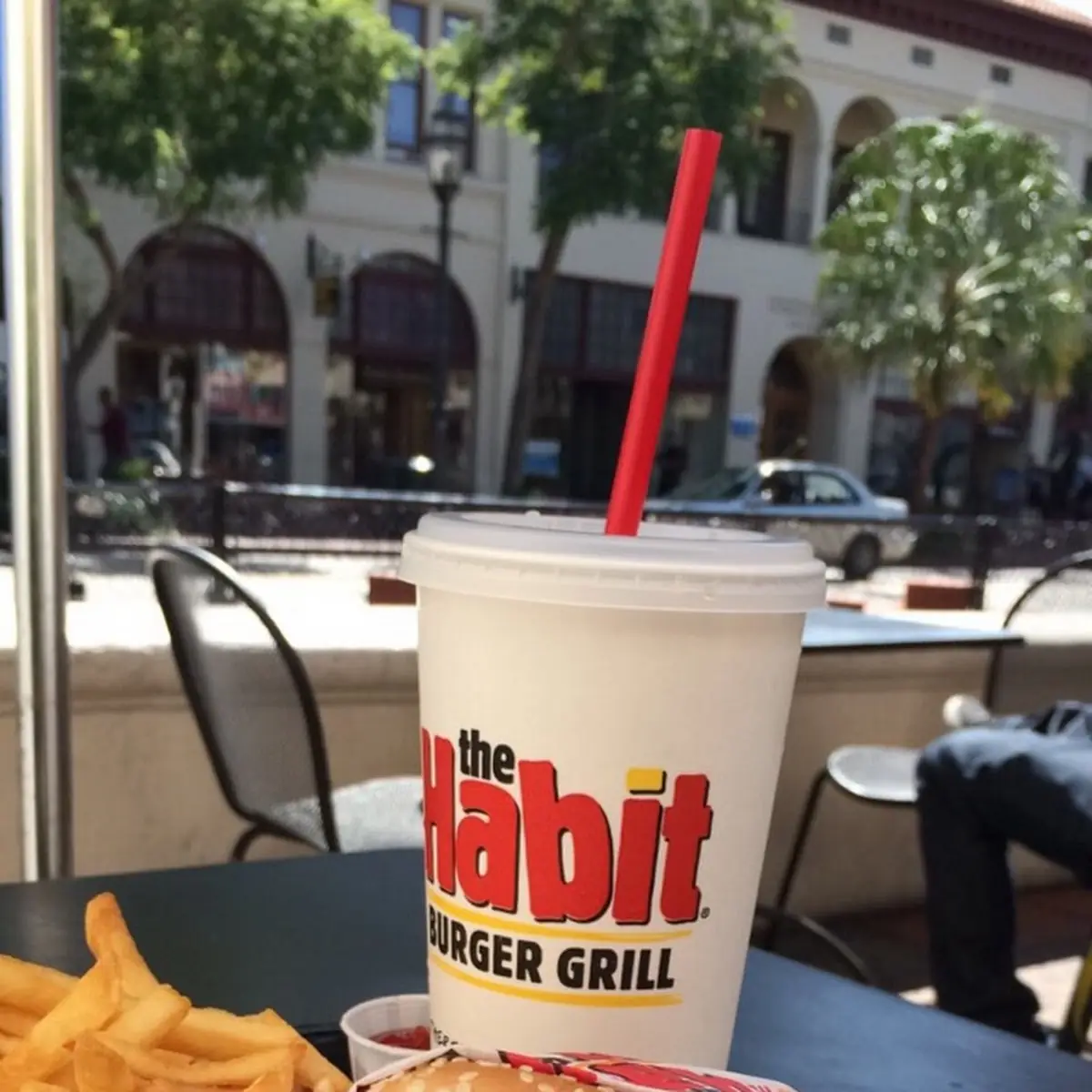 BBQ Bacon Burger with Fries