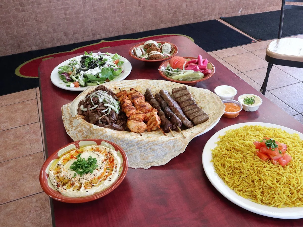 Arabian Platter, BABAZ SHAWARMA London - The Original
