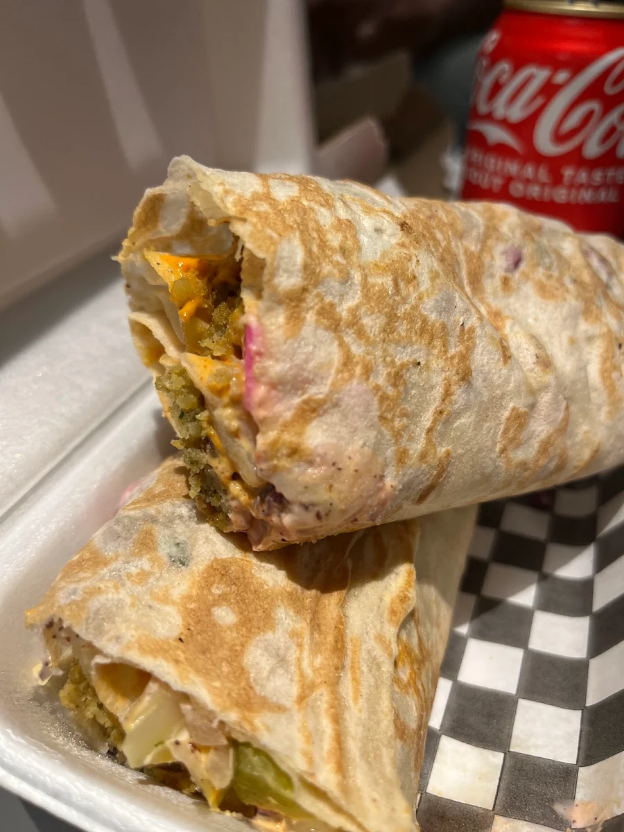 Falafel Wrap, BABAZ SHAWARMA London - The Original