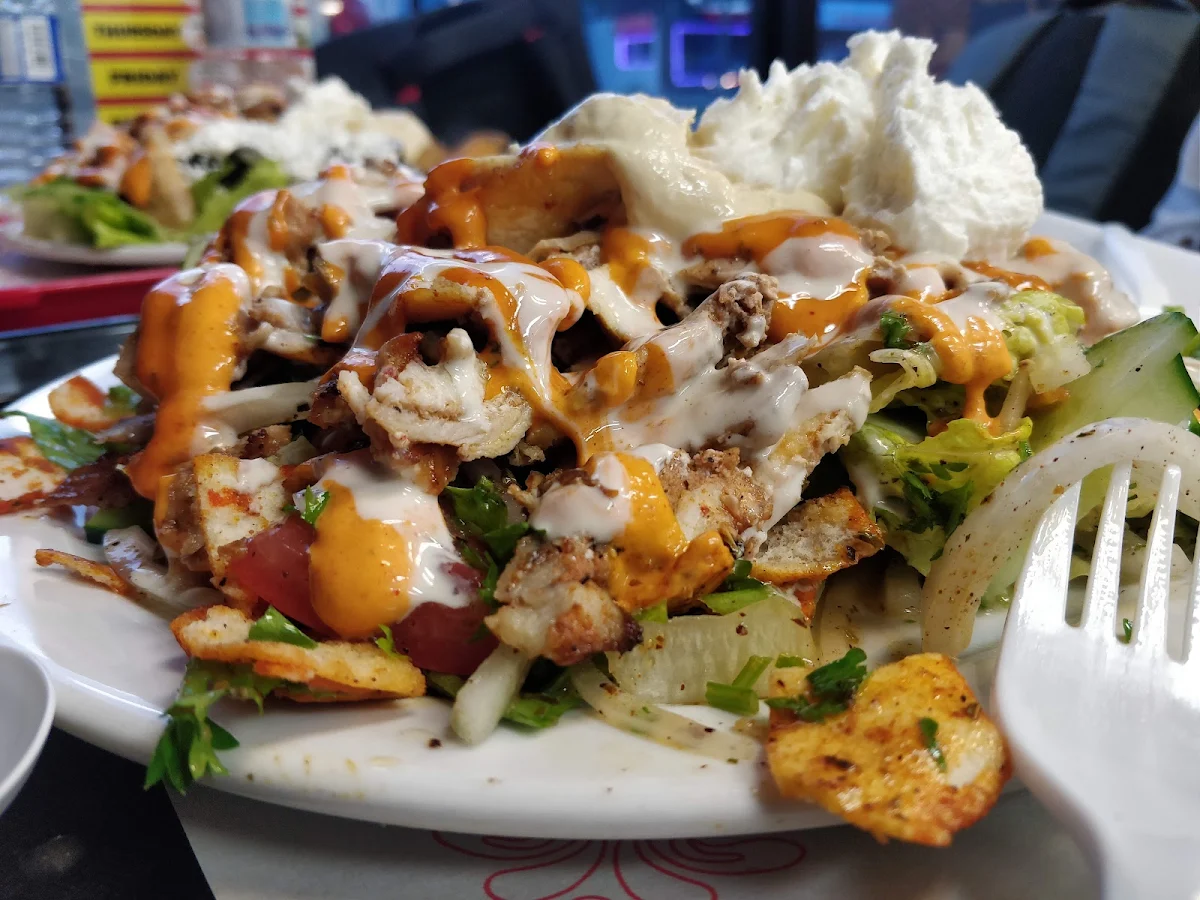 Fattoush Salad, BABAZ SHAWARMA London - The Original