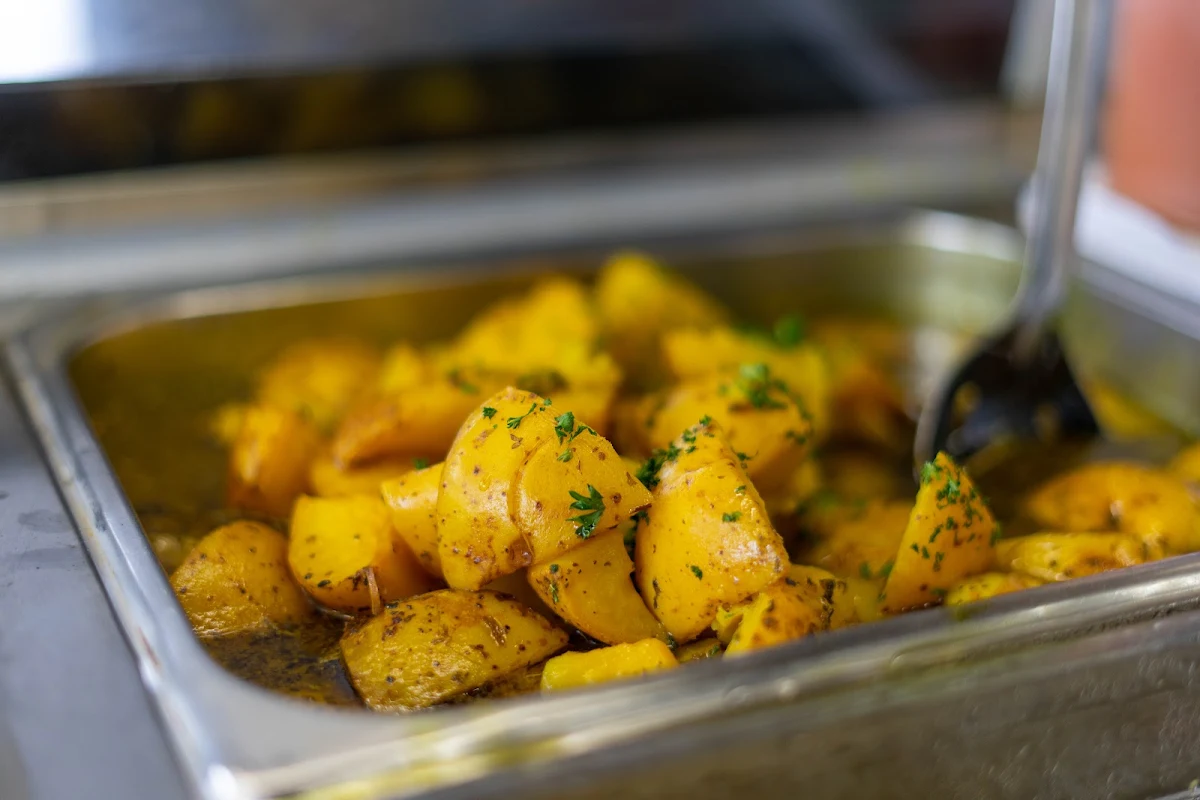Roasted Potatoes, BABAZ SHAWARMA London - The Original