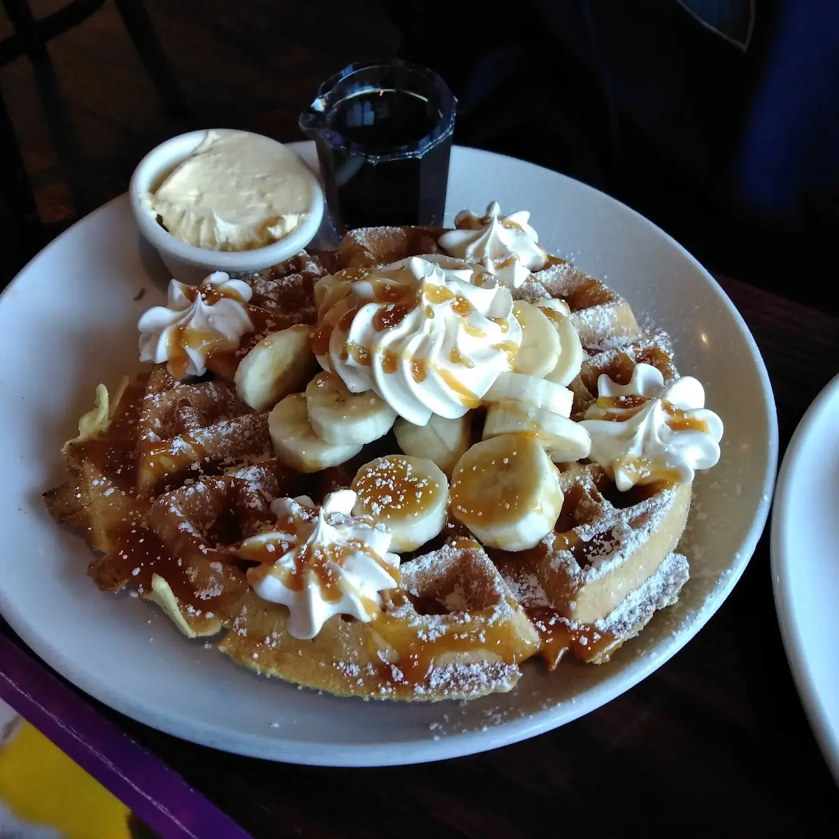 Bananas Caramel & Cream Waffle