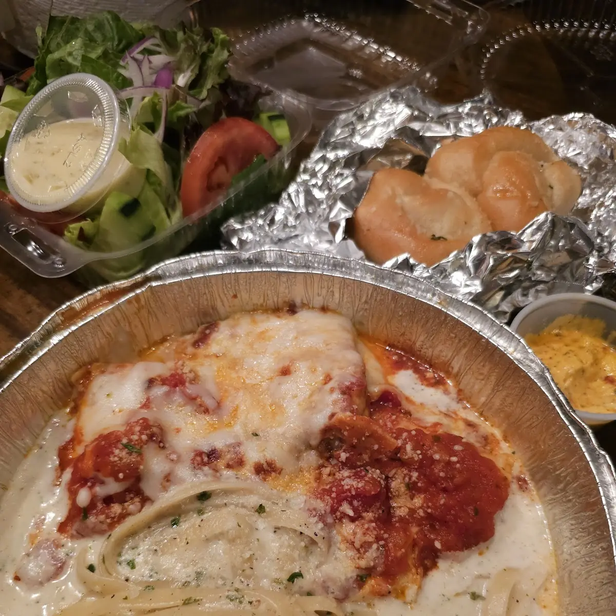 Baked Pasta Sampler Platter