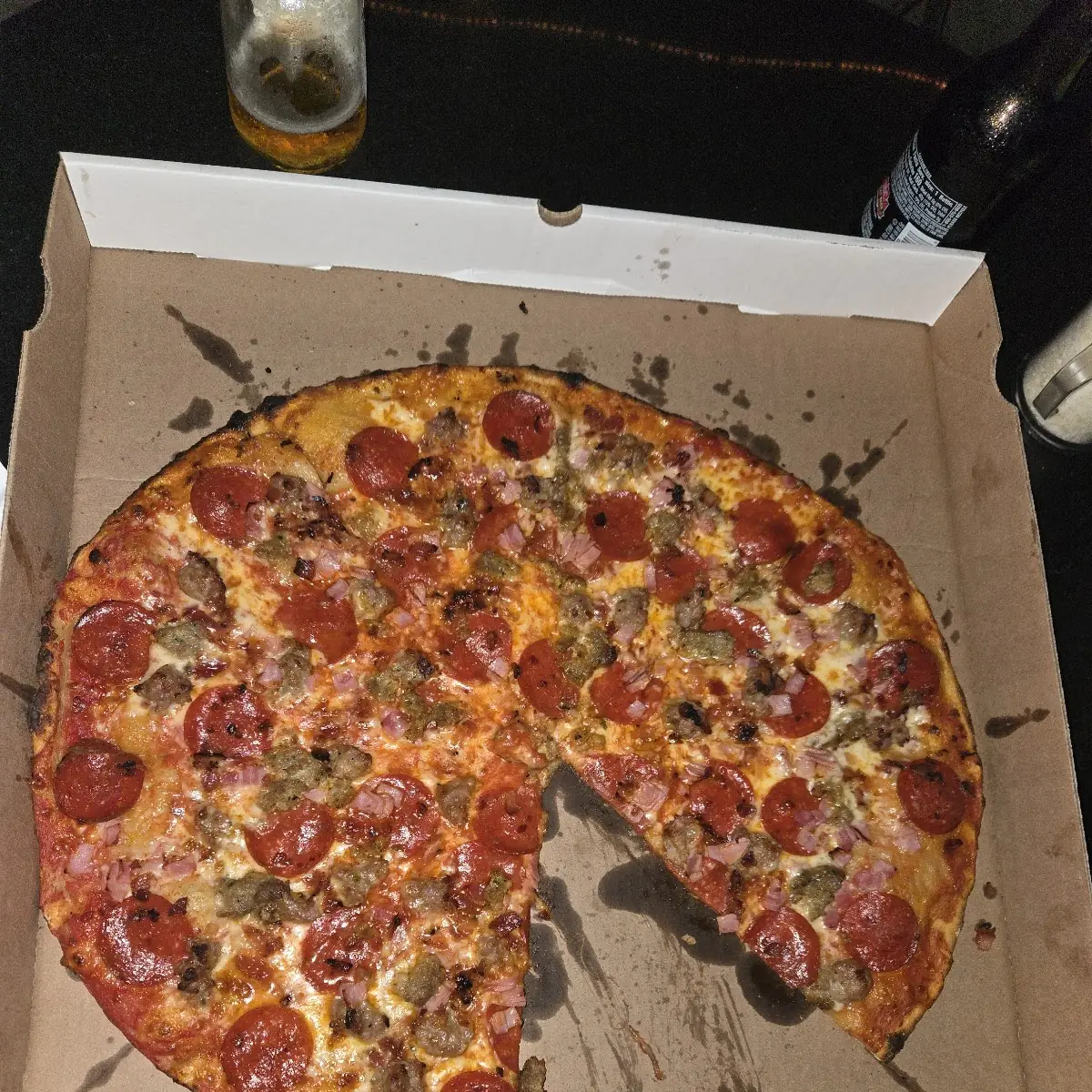 Pepperoni & Sausage Pizza Pie