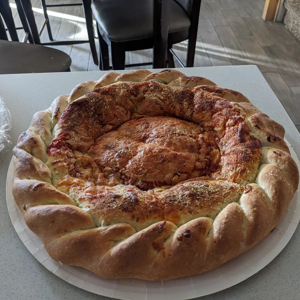 Stuffed Cheese Pizza