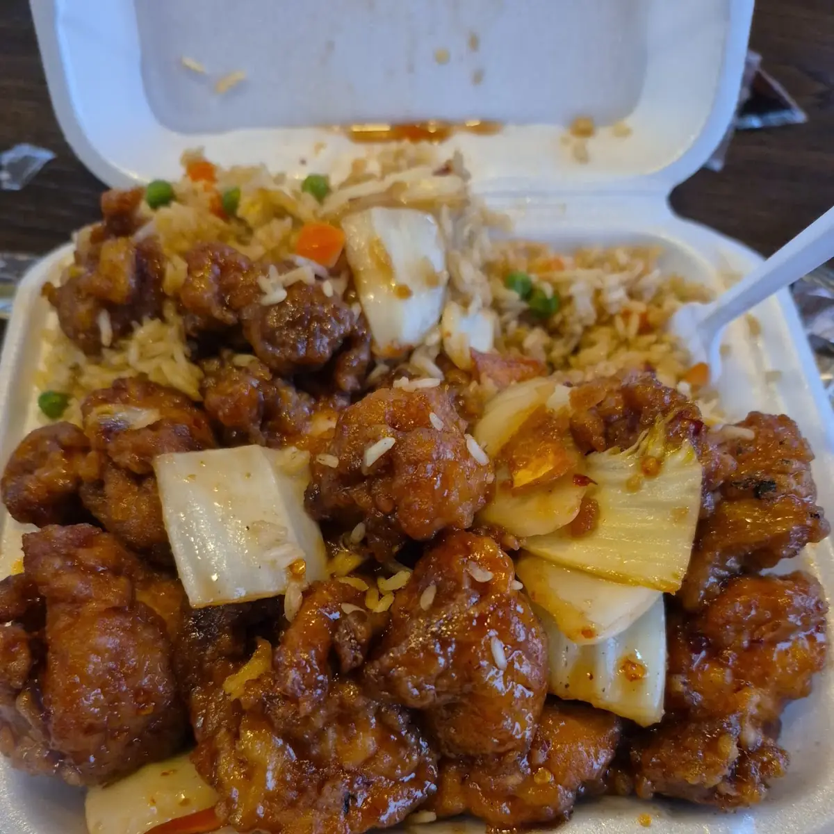 Orange Chicken Fried Rice