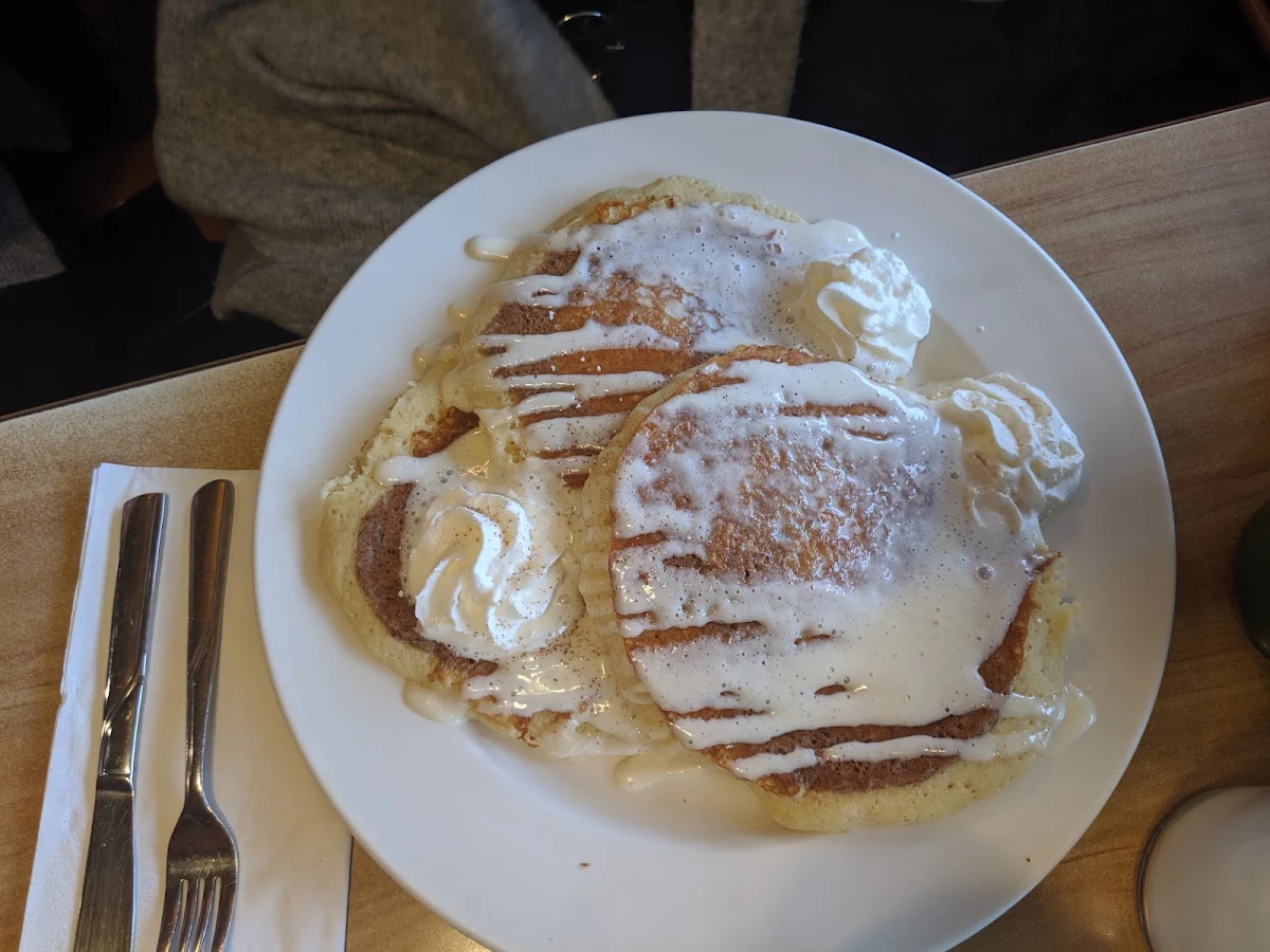 Cinnamon Swirl Pancakes, Smitty's Family Restaurant